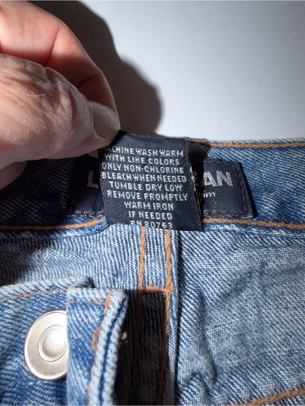 Vintage London Jean 100% Cotton Button Fly Jeans 4 - Picture 10 of 10